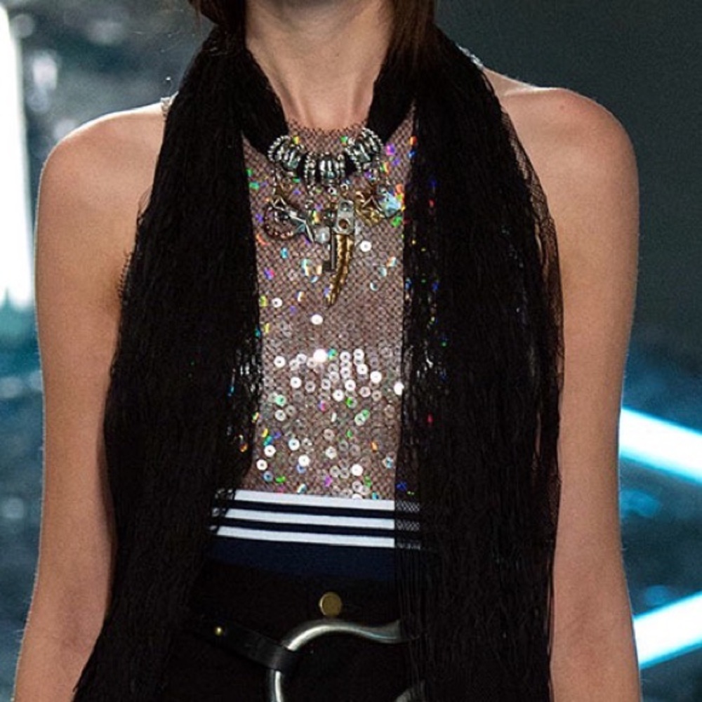 Rodarte SS 15 Sequin Top